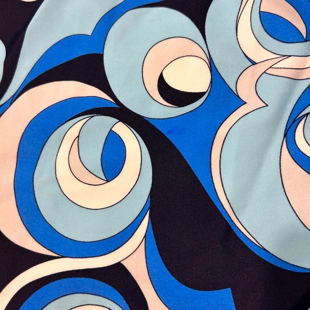 60s Blue Mod Shift Dress by Jude Connally! - Picture 6 of 8